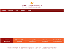 Tablet Screenshot of private-frauenarztpraxis.de
